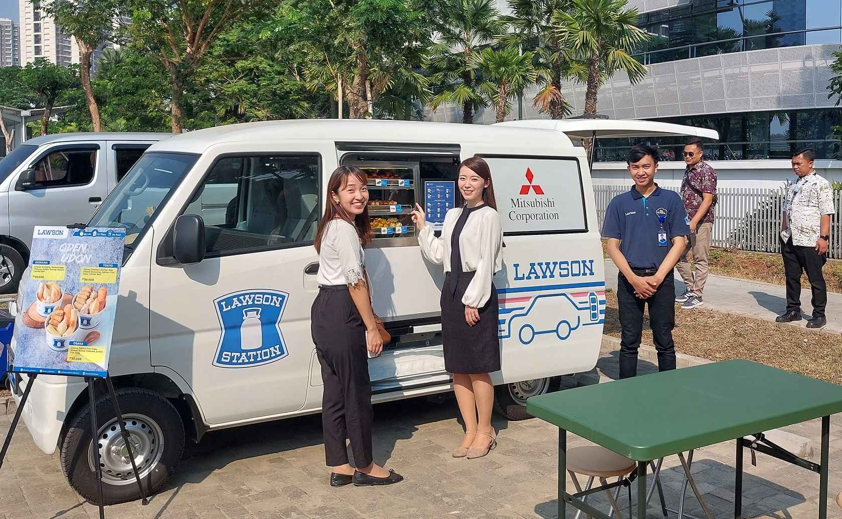 Lawson Indonesia-Mitsubishi Corporation Luncurkan Mobil Toko Bertenaga Listrik Pertama di Indonesia